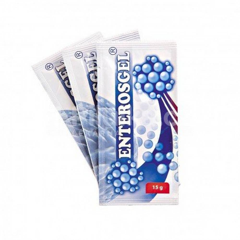 Enterosgel Detoxification Remove Hangover Gel for Cleansing The Gut 3 sachets x 22,5 g