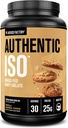 Ge Jacked Factory Authentic ISO Grass Fed Wei Proteine Isolaat Poeder - Low Carb, Non-GMO Muscle Building Protein w/No Fillers, Post Workout Herstel, Vanille havermout Cookie