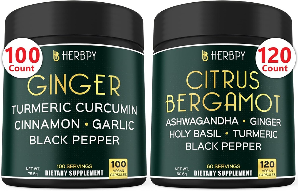 Bundel 5in1 Ginger Supplement & 6in1 Citrus Bergamot Supplement
