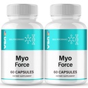 MyoForce Prime Capsules, Advanced Myo Force Prime Supplement Pills - Maximum Strength, All Natural Performance, Stamina & Energy Support, MyoForce Overall Wellness Formula Reviews (2 Pack)