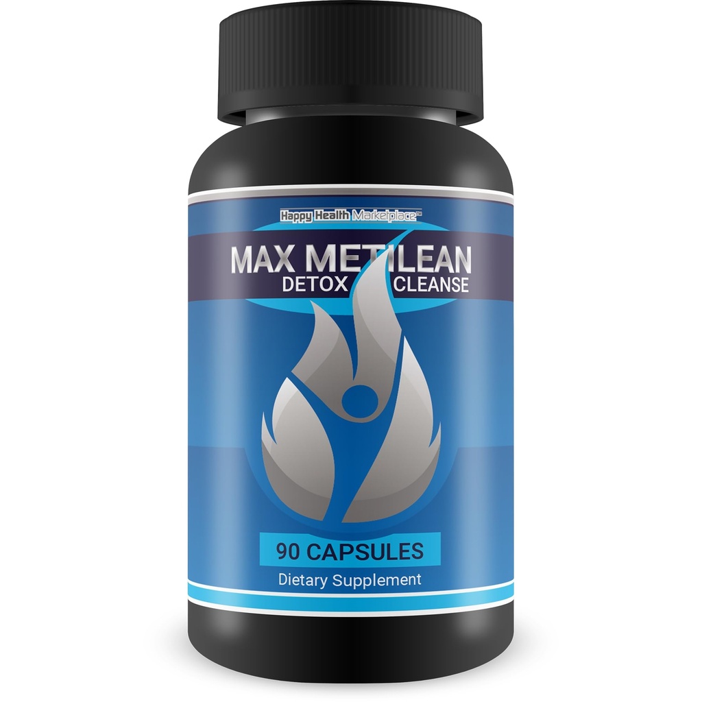 Max Metilean Detox Cleanse - Our Best Detox Cleanse for Women - Gentle Full Body Cleanse - Gut Cleanse Detox - Colon Detox Cleanse Pills Body Cleanse Detox for Women Colon Cleanse