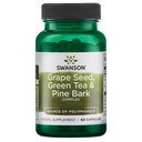 Swanson Grape Seed Green Tea & Pine Bark Complex Health Antioxidant Support Polyfenolen OPCS Kruidensupplement 60 Capsules (Caps)
