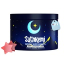 Sleep Gummies for Adults, Melatonin-Free Natural Sleep Aid with Valerian Root, L-Theanine, Magnesium & Passionflower, Star-Shaped Strawberry Gummies,Non-GMO, Gluten-Free Supplement, 60 Count