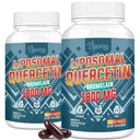 Liposomale quercetine Phytosome, quercetine met bromelaïne, zink en vitamine C, bioactive fhytosome complex, 20X hogere absorptie - 120 softgels