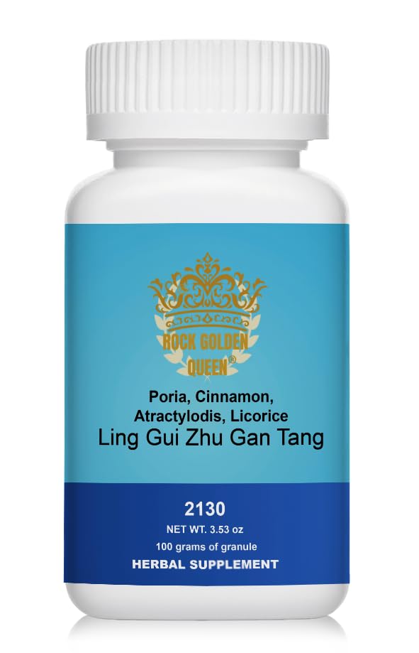 Ling GUI Zhu-Gan Tang/Poria, Cinnamon, Atractylodis & Licorice Decoction, Granule, 100 Grams/Bottle