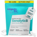 Senolytic Anti-Aging Supplement | Fisetin, Quercetin,NAC, Gamma Tocotrienols | 8-in-1 Cellular Regeneration & Longevity Formula | Boost Energy, Mental Clarity & Healthspan | 120 Vegan Capsules