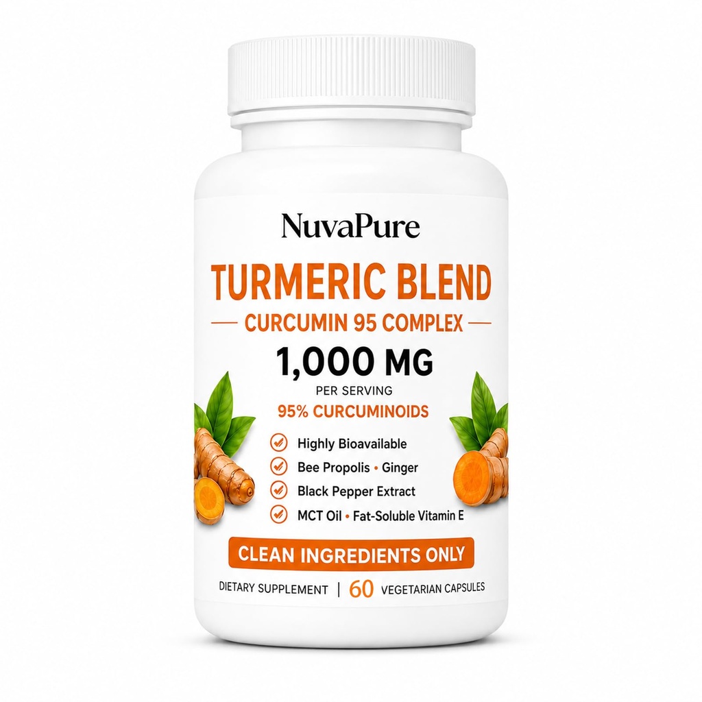 NuvaPure Turmeric 60 Capsules