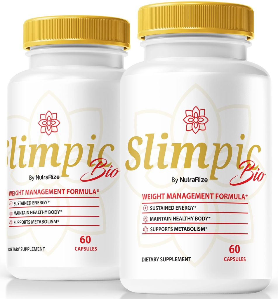NutraRize (2 Pack) Slimpic Bio Weight Loss Pills, Official SlimpicBio Keto Formula, All-Natural Detox Support, Premium Pills for Fit and Healthy Body, SlimPik Bio Pastillas Review (120 Capsules)