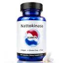 Ultimate Nattokinase 10800 FU Capsules, Ultimate Nattokinase with Fermented Soy Extract Standardized Activity Plant Based Daily Capsule for Wellness Routine and Active Lifestyle Support (60 Capsules)