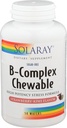 Solaray, Hoge Potentie B-Complex Kauwbaar, Natuurlijke Aardbei smaak, 50 Kauwtabletten