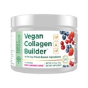 Vegan Collagen Builder Powder - Organic Whole Foods Fruits + Veg, Silica, Lutein, Vitamin C, Biotin - Amino Acids Glycine, Lysine + Proline Collagen Boosters (30 Servings, Berry Lemonade Flavor)