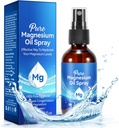 Magnesium Spray, Pure Magnesium Oil Spray voor voeten, Natuurlijke Biologische Ingrediënt in glazen fles, Gemakkelijk te absorberen en gebruik (60ML)