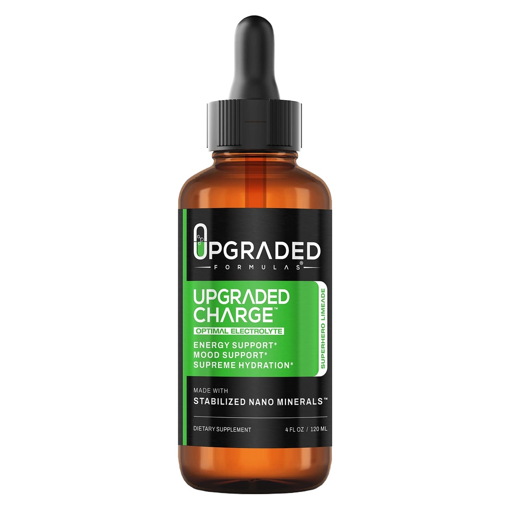 Upgraded Formulas Upgraded Charge Optimal Electrolyte Blend with Liquid Nano Minerals Dietary Supplement, 4 Fluid Ounces