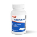Rugby Vitamin D3 50,000 IU (1250 mcg) - High-Potency Vitamin D Supplement for Bone, Teeth, and Immune Health, 100 Capsules