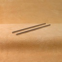 99.995% Pure Silver Wire 7 Gauge • 4-inch Rod Set (2 Rods) • Origin USA • Colloidal Silver Electrodes • Certified Test Report (Assay) • Guaranteed .99995+ Purity by Golden State Silver