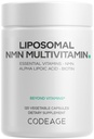 Codeage Liposomal NMN Multivitamin Supplement,120 Capsules