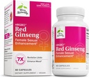 Terry Naturally HRG80 Red Ginseng Female Seksuele Enhancement - Dieetsupplement voor Circulatie, Duurzaamheid en Energie Ondersteuning - Vitaliteit Ondersteuning met Ashwagandha, Red Ginseng & Zink - 48 Capsules