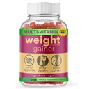 Gainer for Women | 10 clinically Studied Ingredients | Plant Based Vegan Strawberry Flavor | Packaging May Vary | Sugar Free 60 Gummies