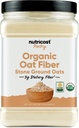 Nutricost Pantry Organic Oat Fiber (1.8 Pounds) Stone Ground Oats - 3 Grams of Dietary Fiber, USDA Organic