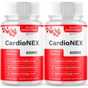 (2 Pack) CardioNex Capsules, Official Cardio Nex Blood Health Support Pills With All Natural Ingredients, CardioNex Advanced Health Support Formula with Premium Vitamins for Women & Men (120 Capsules)