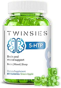 5-HTP Supplement 200mg Kalmte Gummies voor Slaap Mood & Brain Health Ondersteuning