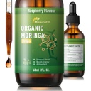 Moringa Leaf Drops with Vitamin C, Moringa Oleifera Extract Liquid Drops for Immunity Support,Antioxidant,Overall Health & Energy,Vegan Herbal Supplement 2 fl oz