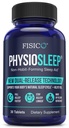 FISICO PhysioSleep Non-Habit-Forming Sleep Aid, 30 Tablets, Dual-Release Technology with Melatonin