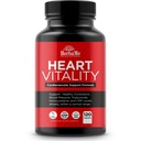 Hartondersteuning en Blood Flow Supplement, 120 Capsules, Ondersteunt Cardiovasculaire Gezondheid, Gezonde Cholesterol, Triglyceride, Homocysteïne, CRP-niveaus Boost natuurlijk Circulatoire functie
