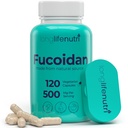 Fucoidan 500mg – Brown Seaweed Extract Supplement from a Natural Source of Fucoidan & Fucoxanthin | 120 Vegetarian Capsules for Energy & Wellness | Made in USA, GMP Certified