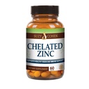 Suzy Cohen Chelated Zink Supplementen - 60 Capsules Zacht op de maag - Zink is voor gezonde celgroei en DNA-vorming - Ondersteunt gezonde immuunfunctie en huidgezondheid