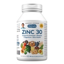 ANDREW LESSMAN Zink 30mg - 60 Capsules - Zeer absorbeerbare zink citraat. Ondersteunt Immune, Skelet, Digestief en huidgezondheid. Klein Makkelijk te slikken capsules. Geen additieven