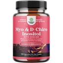 Myo-Inositol & D-Chiro Inositol Capsules - Choline Inositol Supplement voor Cyclus en Vruchtbaarheid Ondersteuning - Vrouwen Hormone Balance Supplement met Myo & D-Chiro Inositol Plus Choline Bitrate