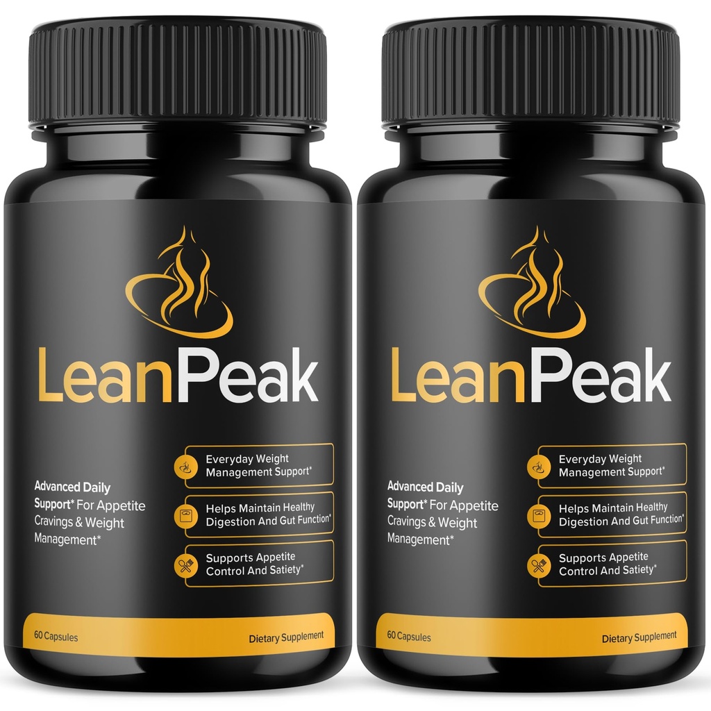 (2 Pack) Lean Peak Capsules, Advanced Formula Lean Peak Pills with Natural Ingredients, Maximum Strength Leanpeak Health and Wellness Multivitamin, Leanpeak Pills for Women and Men (120 Capsules)