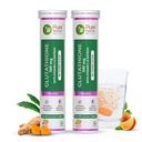 Pure Nutrition L-Glutathione 500mg, 30 Effervescent Tablets (15x2), with Vitamin C & Saffron, Orange Flavour, Supports Skin, Immunity & Daily Wellness