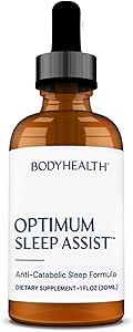 BodyHealth Optimale slaaphulp, natuurlijke slaaphulp vitamine met Melotonine en B6 voor volwassenen, supplement voor ondersteuning slapen - 30 porties