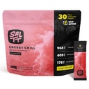 SALTT Electrolytes Powder Flavored Drink Mix - Cherry Chill - 30 Hydration Packets - Magnesium, Potassium, Sodium, Trace Minerals - Zero Sugar & Gluten Free - Travel Essentials - 100mg Caffeine