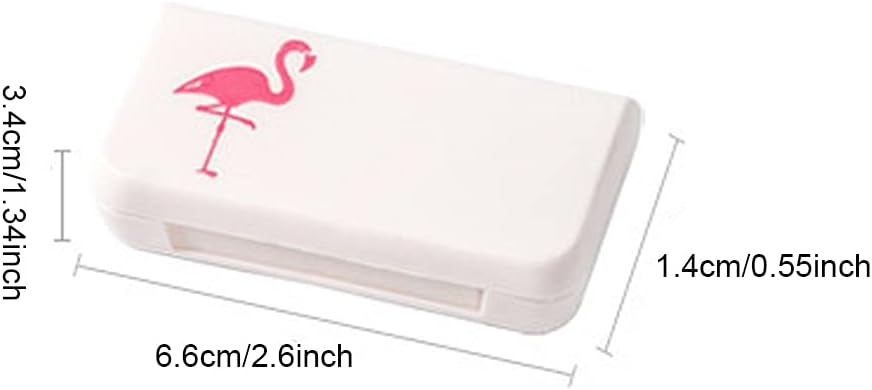 SagaSave Travel Pill Case 3 Compartments Portable Pill Case Stofdichte en Vocht-Proof Dagelijkse Pill Case Kleine pil Box voor Vitaminen, Visolie, Supplementen(Cactus)