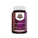 Earth's Love - California Poppy 60 Capsules, 400 mg, California Poppy (Eschscholzia Californica) Dried Herb and Flower (60 Capsules)