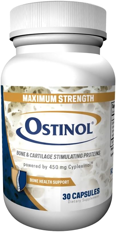 Ostinol Maxiumum Strength 450mg. Bot & gewrichtssupplement. Stamcelactivering gecertificeerd. Bio Active Protein Complex voor Matig Botverlies en Matige Gewrichtsstoornis. 30 capsules
