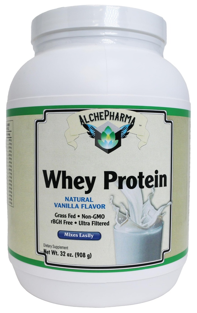 Premium Whey Blend - Grass-Fed Whey Protein Concentrate & Isolate Powder, Naturally Sweetened (32 Ounce, Natural Vanilla)