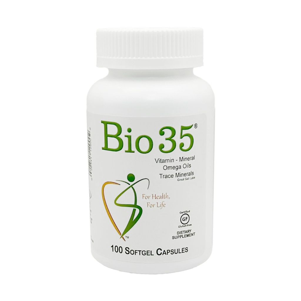 Bio-35 100ct, Daily Multivitamin for Men & Women Wellness – Bio35 High Potency Softgel with Trace Minerals, Multi Vitamins for Immune Support, Digestion, & Energy