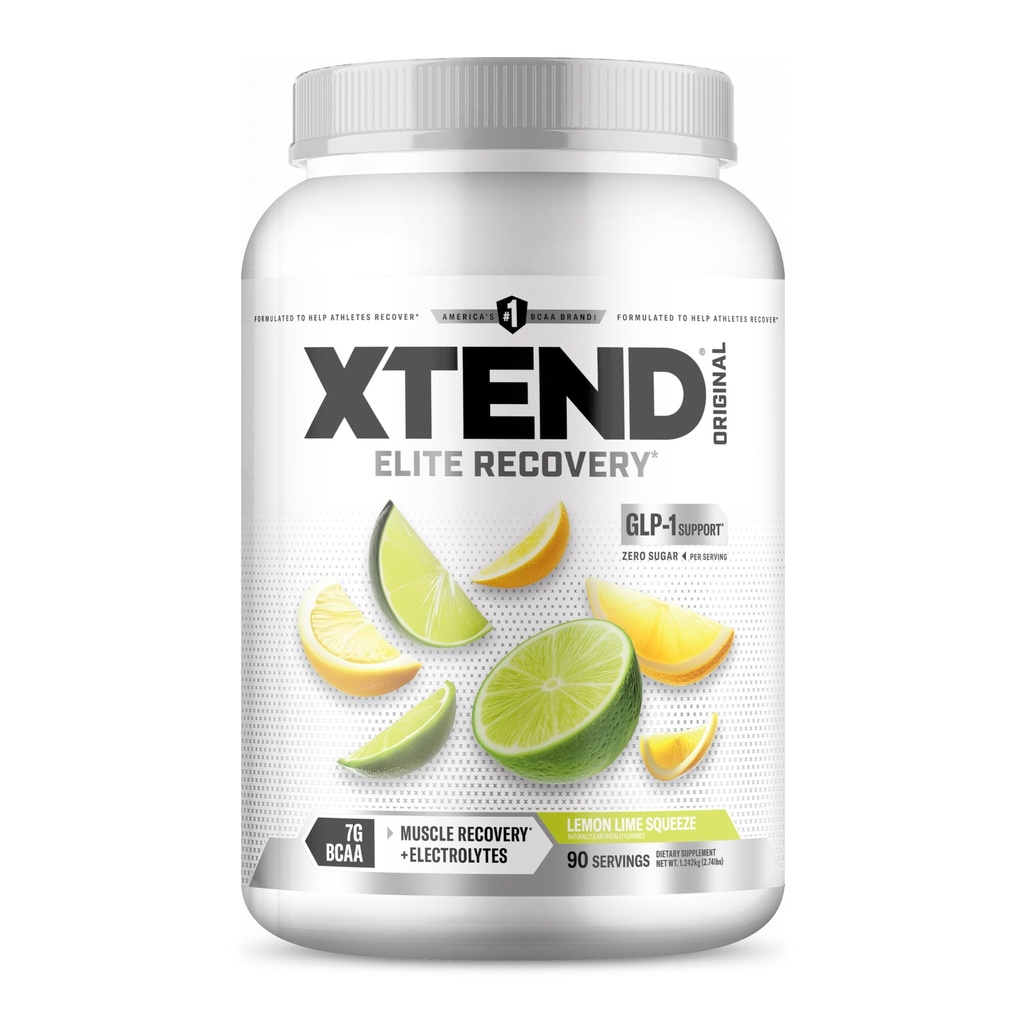Xtend XTEND Original BCAA Powder 7g BCAA and 2.5g L-Glutamine, Sugar Free Post Workout Muscle Recovery Drink met Aminozuren voor mannen en vrouwen, 90 porties