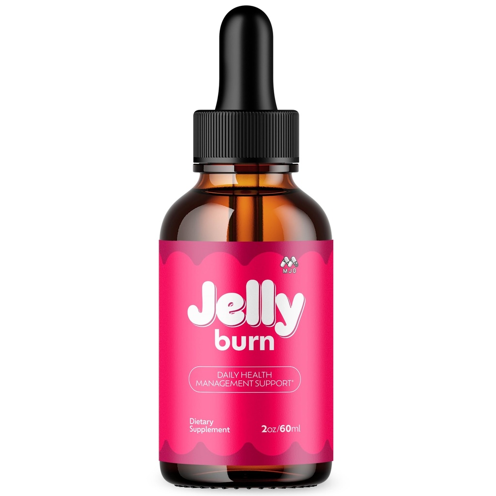 Jelly Burn Drops, Official JellyBurn Drops with All Natural Ingredients, Advanced Health and Wellness Vitamin Supplements Formula, Maximum Strength Active Lifestyle Multivitamin Support (30 Servings)