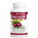 Beetroot Capsules 1300mg, Help Boost Energy and Improve Blood Circulation, Vegan, Non-GMO, and Gluten-Free - 60 Capsules