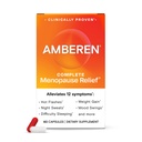 Amberen Menopauze Supplement voor vrouwen, 120 capsules, klinisch bewezen, helpt ondersteuning Hormone Balance, helpt verlichten 12 Menopauze symptomen: Hot Flashes, Nacht Sweats, Mood Swings en meer