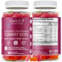 RUWAA NUTRITION Kids Multivitamin Gummies, Gummy Vitamins, Zinc, Vitamin C, D, E, B6, Growth & Immune Support, Chewable, Gluten-Free, Non-GMO, 60 Children's Multivitamins for Kids 3 Fruit Flavors