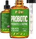 Liquid Probiotics for Dogs & Cats of All Ages | Dog Probiotics to Provide Digestion Balance | Prebiotic Blend for Harmonious Food Absorption | 3 Billion CFU | Herbal Flavor | 2 Oz