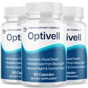 (3 Pack) Optivell Eye Capsules, Official Optivell Eye Vitamin Pills with All Natural Ingredients, Advanced Vision Formula Supplement Pills Supporting Ocular Health & Wellness Naturally (180 Capsules)
