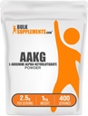 BulkSupplements.com AAKG Powder - Arginine AKG Supplement, Nitric Oxide Supplement, Unflavored & Gluten Free, 2,5 g per portie, 1kg (2,2 lbs) (pakket van 1)