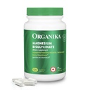 Organika Magnesium Bisglycinate 200 mg – 120 Vegetarian Capsules, Gentle on Stomach Magnesium Supplement to Support Healthy Muscle, Nerve & Bone Function